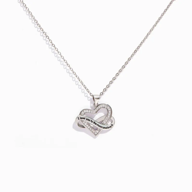 To My Daughter "The love between a mother and daughter is forever." Infinite Heart Necklace sold by SARAH'S WHISPER