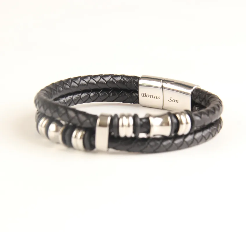 TO MY BONUS SON " Bonus Son" Bracelet sold by SARAH'S WHISPER