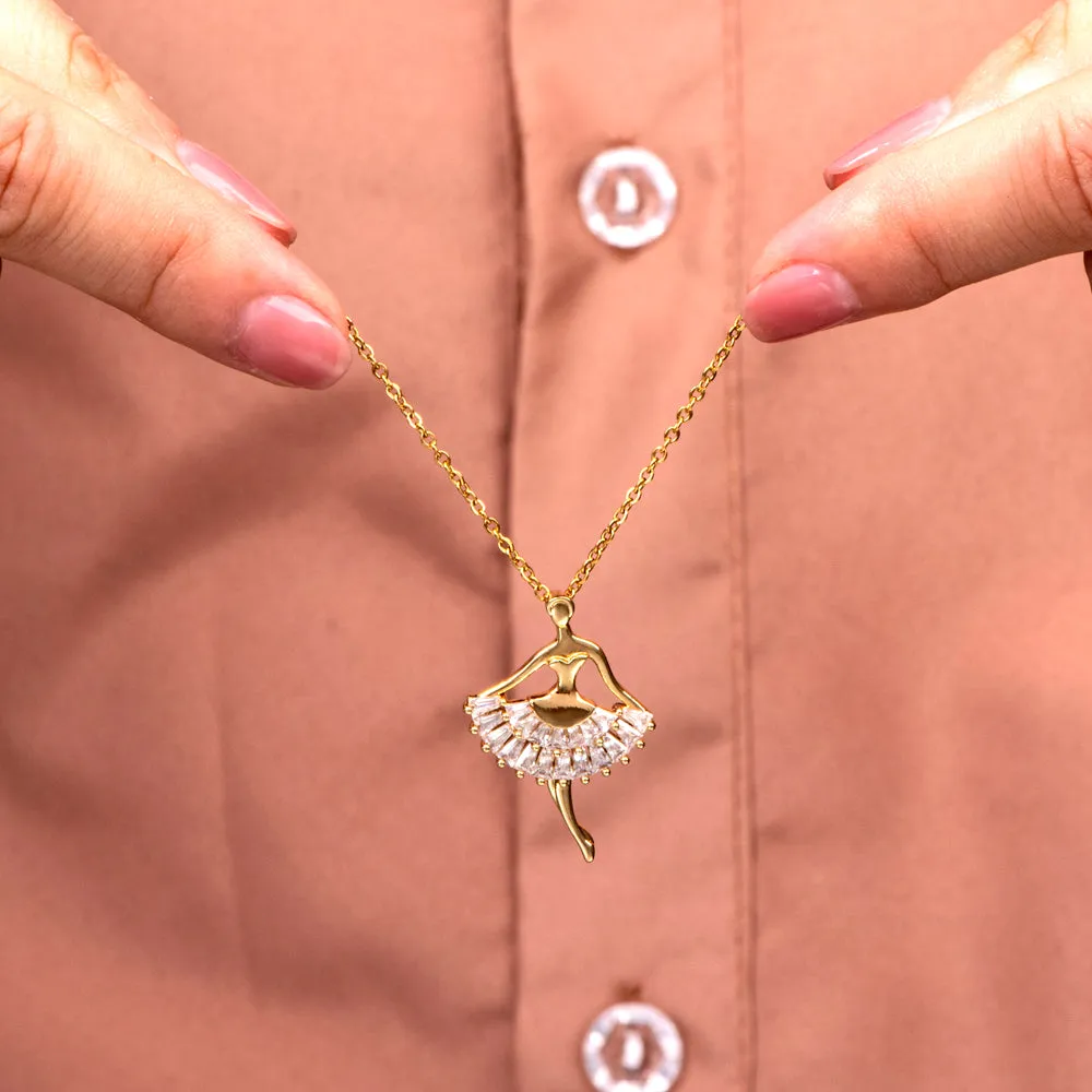 To My Daughter "Dance in the rain" Necklace sold by SARAH'S WHISPER product image thumbnail 3