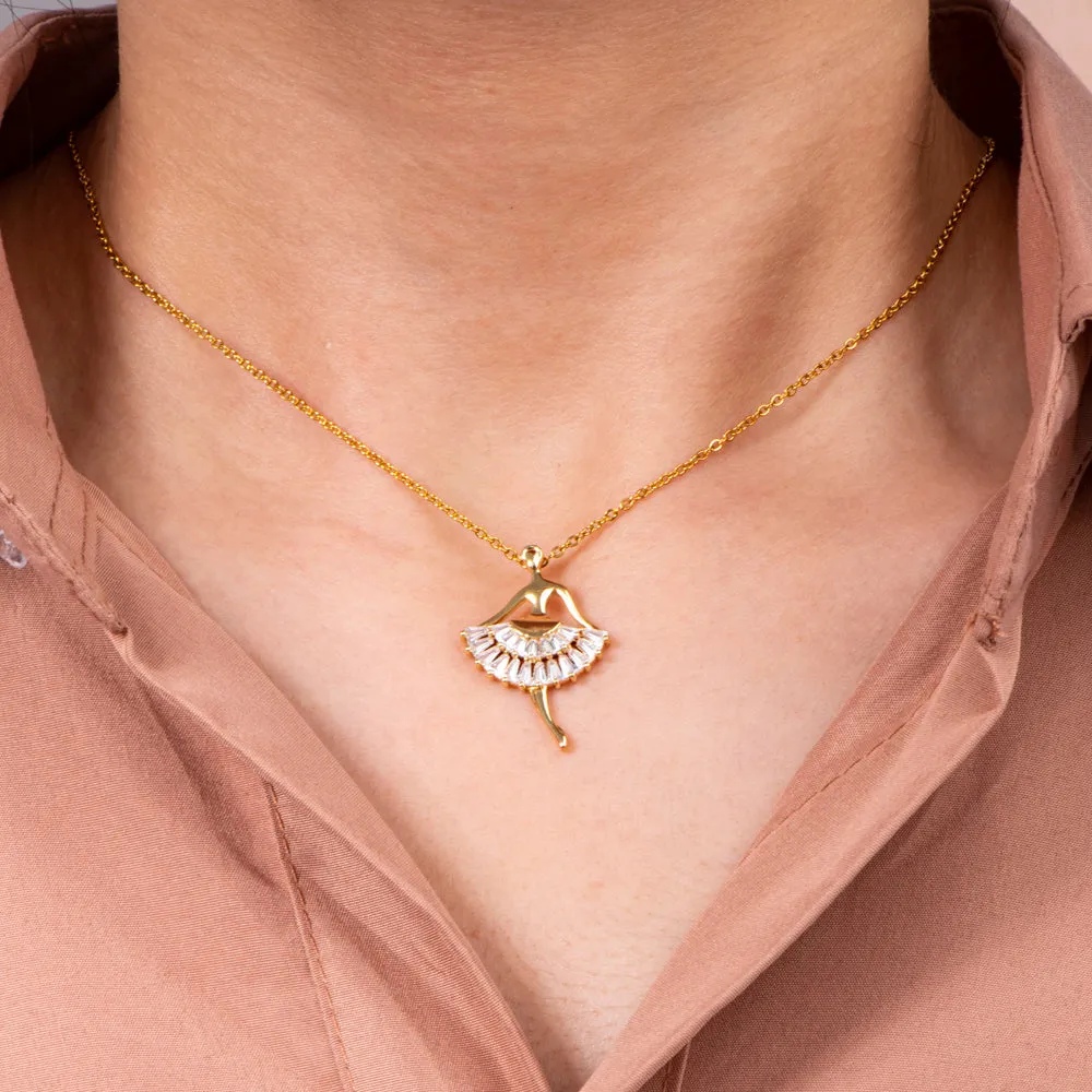 To My Daughter "Dance in the rain" Necklace sold by SARAH'S WHISPER product image thumbnail 4