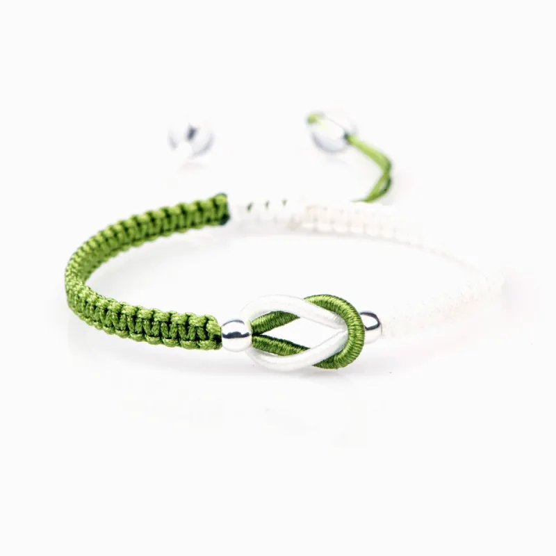 [Super Sale] To My Granddaughter "Forever Linked Together" Handmade Braided Bracelet sold by SARAH'S WHISPER