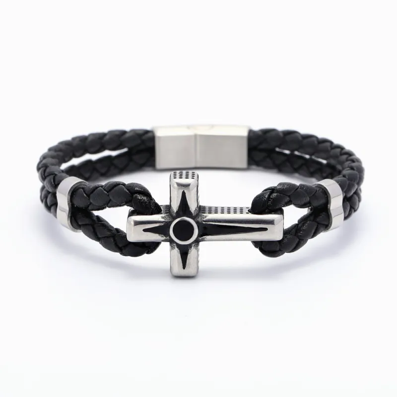 To My Grandson "Keep him safe" Cross Bracelet sold by SARAH'S WHISPER