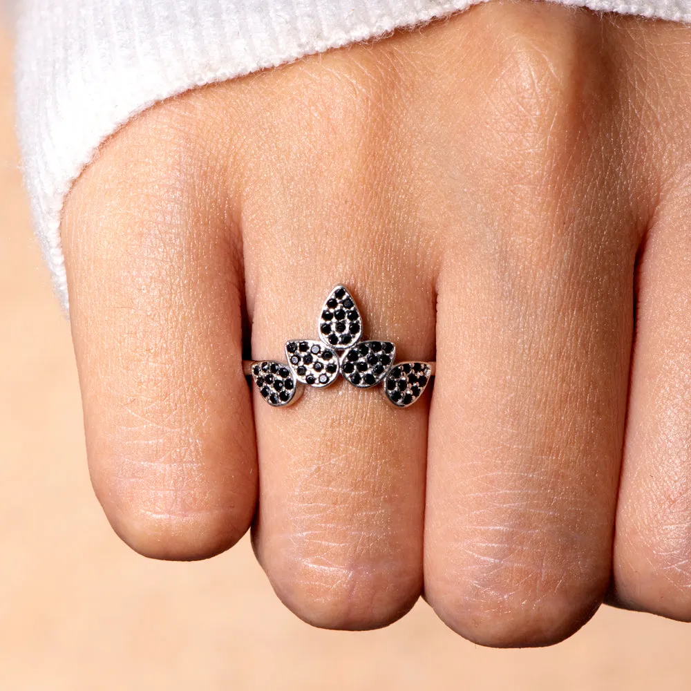 "GROW THROUGH WHAT YOU GO THROUGH" Leaf Ring sold by SARAH'S WHISPER product image thumbnail 3