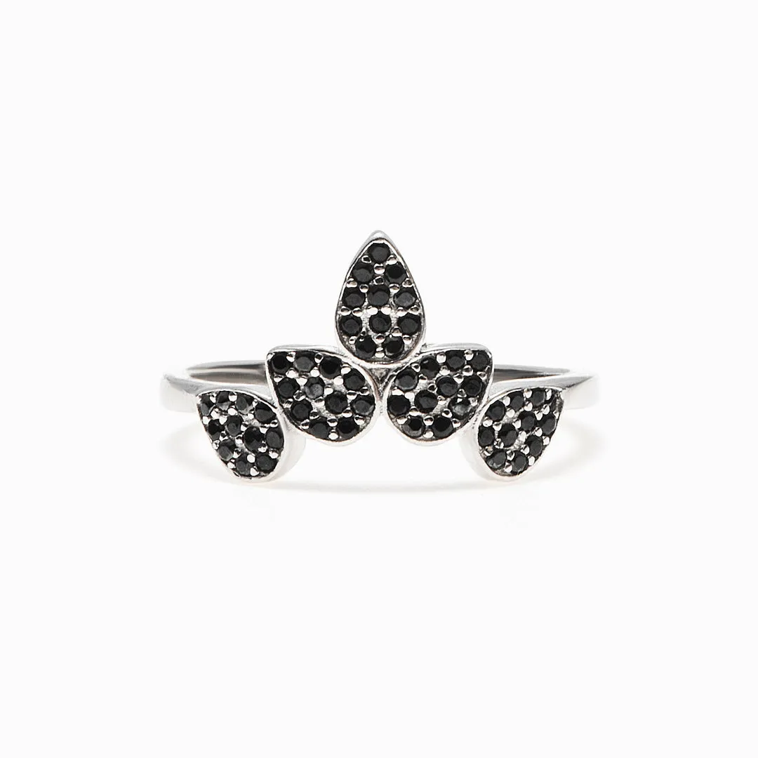 "GROW THROUGH WHAT YOU GO THROUGH" Leaf Ring sold by SARAH'S WHISPER