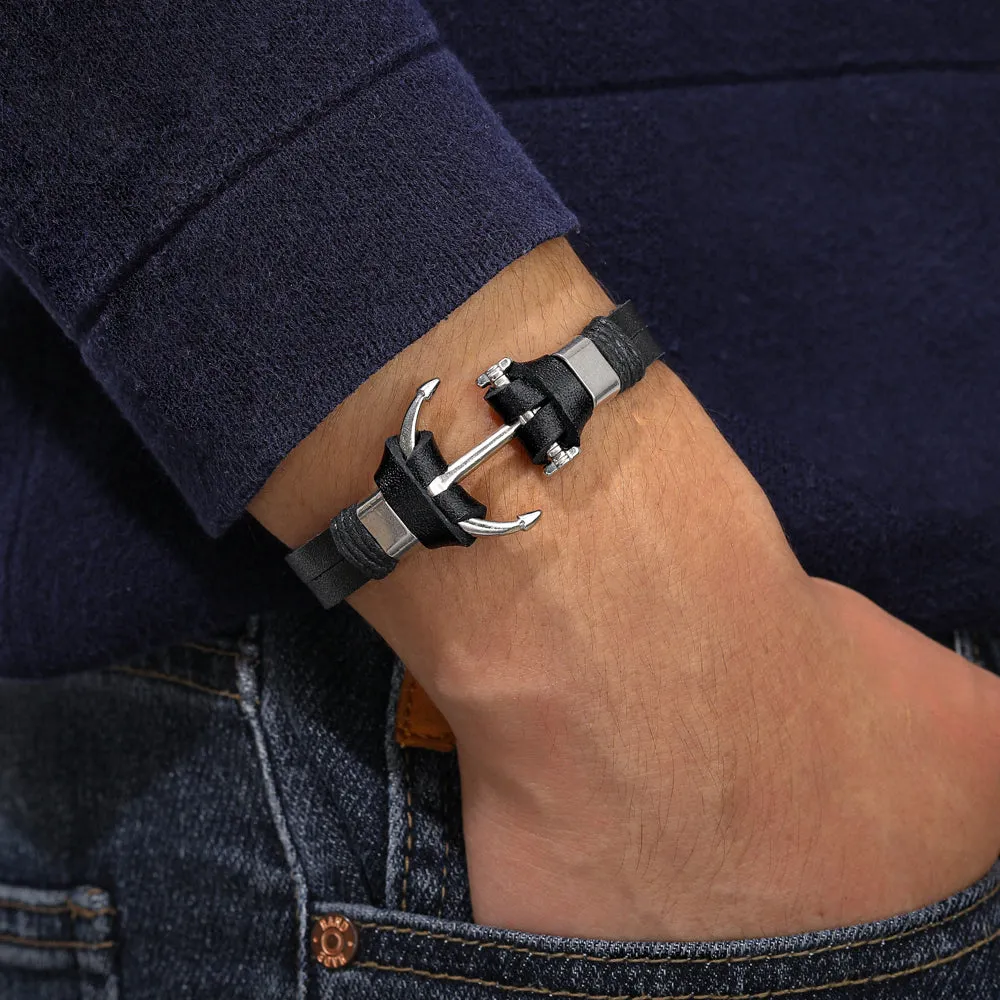 To My Son "Strength of Your Anchor" Anchor Bracelet sold by SARAH'S WHISPER product image thumbnail 3