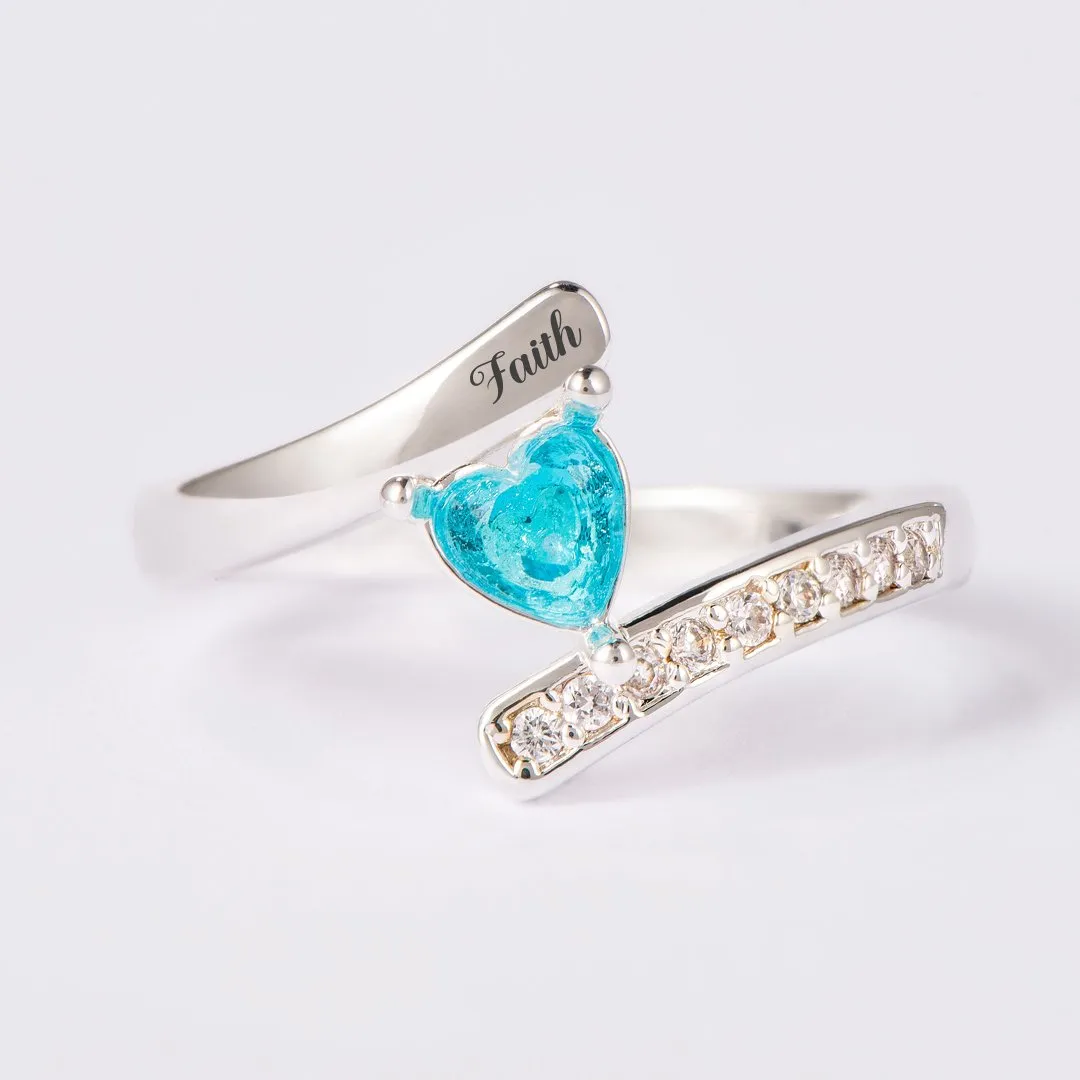 To my daughter "Have faith! You are capable of doing many great things." Ring sold by SARAH'S WHISPER