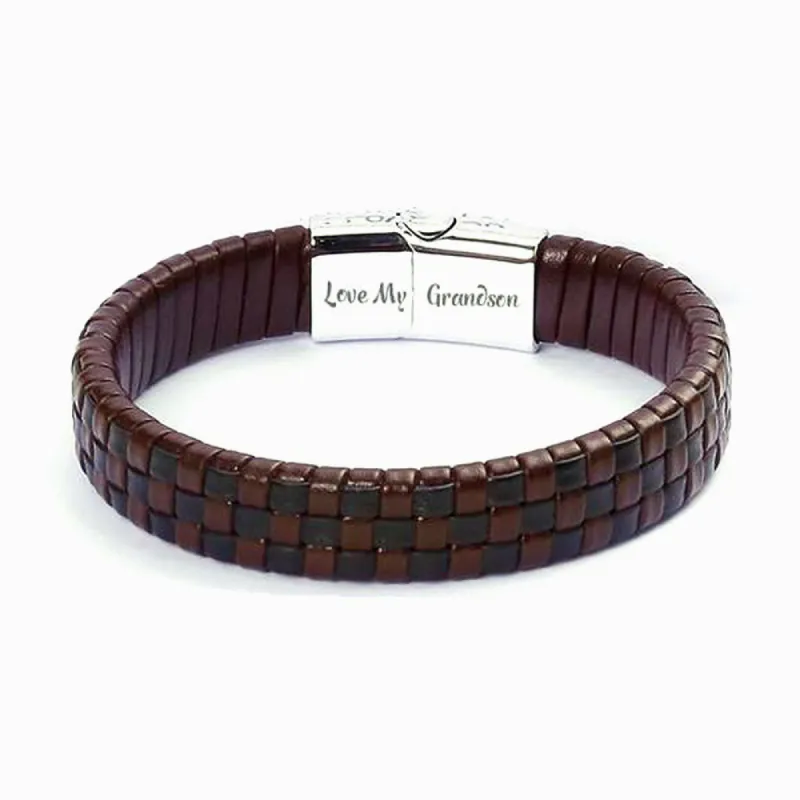 To My Grandson "Love My Grandson" Bracelet sold by SARAH'S WHISPER