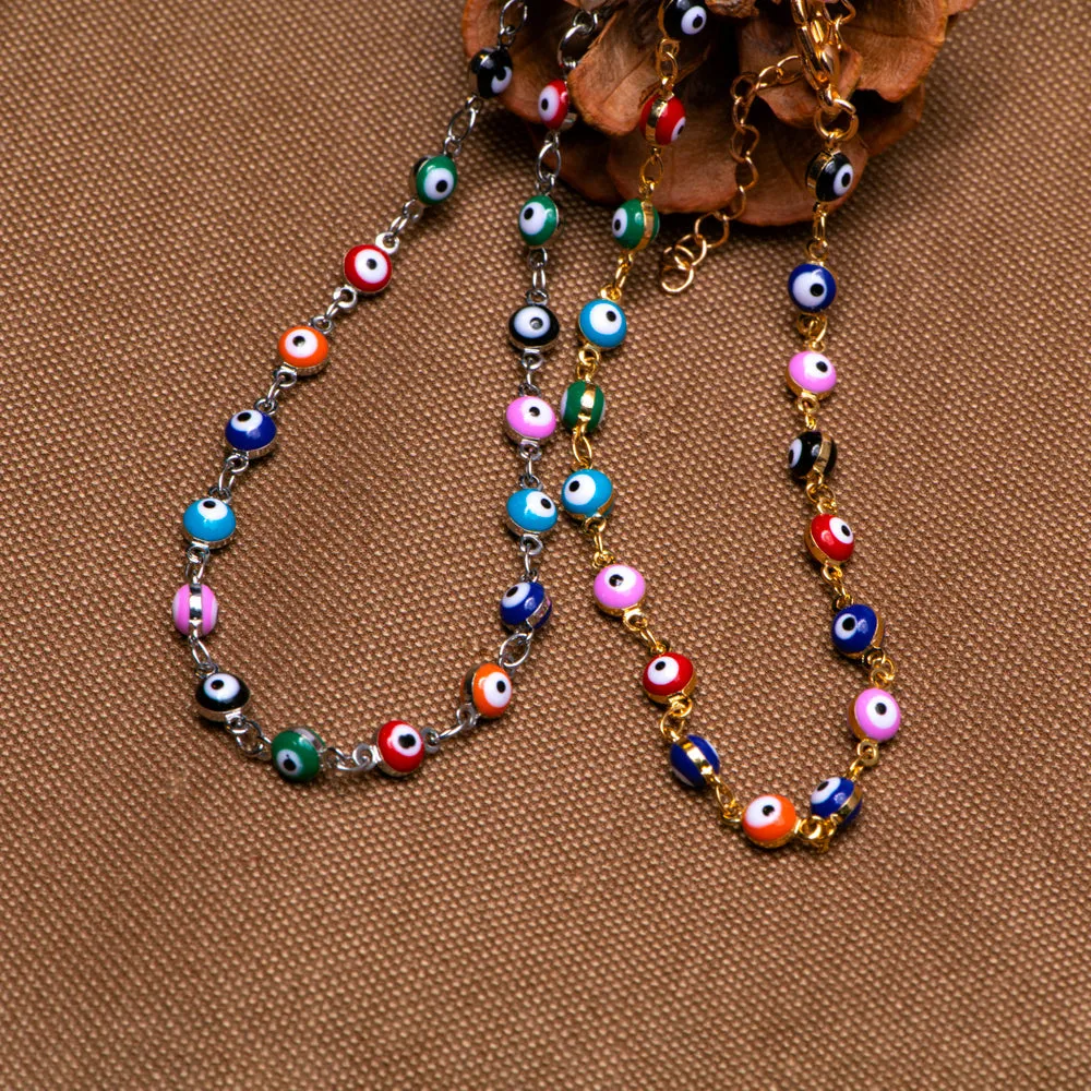 The Evil Eye is a "Luck Charm" that is believed to reflect "evil eyes" Evil Eye Anklet sold by SARAH'S WHISPER product image thumbnail 4