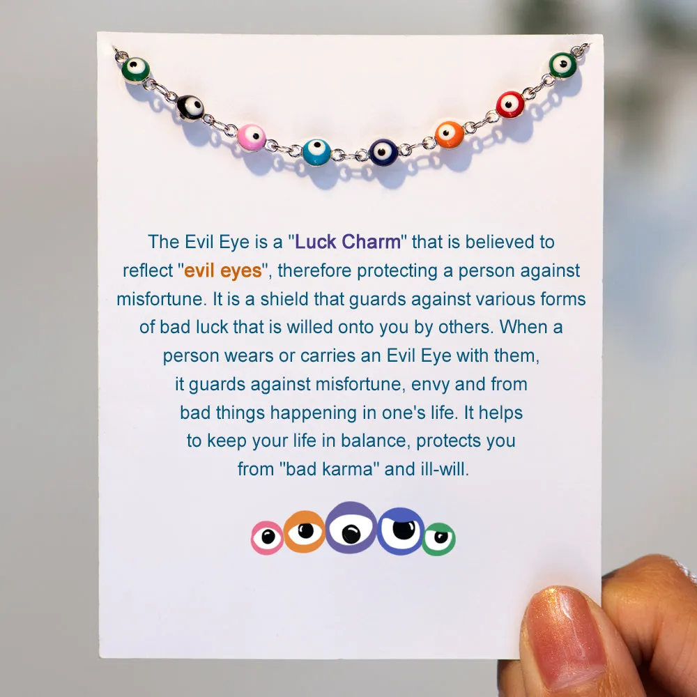 The Evil Eye is a "Luck Charm" that is believed to reflect "evil eyes" Evil Eye Anklet sold by SARAH'S WHISPER product image thumbnail 2
