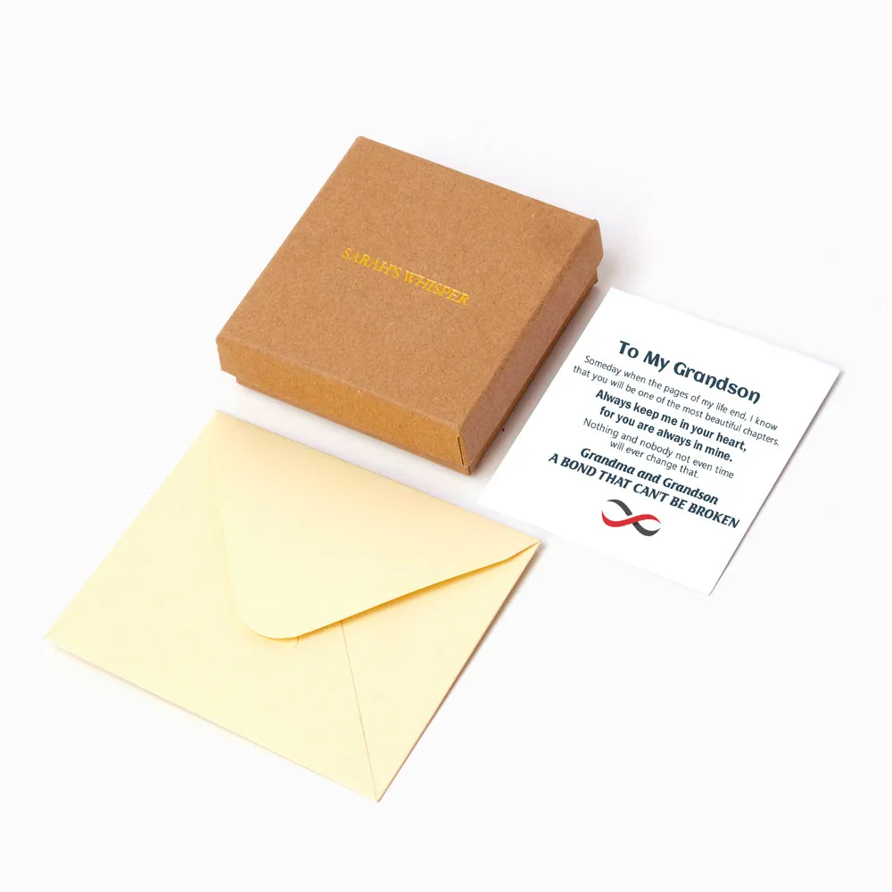 To My Grandson "A BOND THAT CAN'T BE BROKEN" Bond Bracelet sold by SARAH'S WHISPER product image thumbnail 5