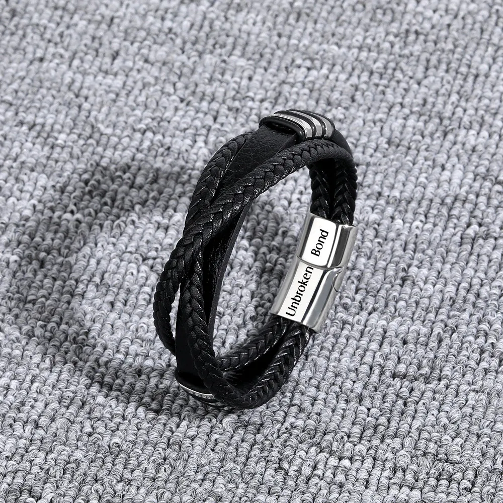 To My Grandson "A BOND THAT CAN'T BE BROKEN" Bond Bracelet sold by SARAH'S WHISPER product image thumbnail 3