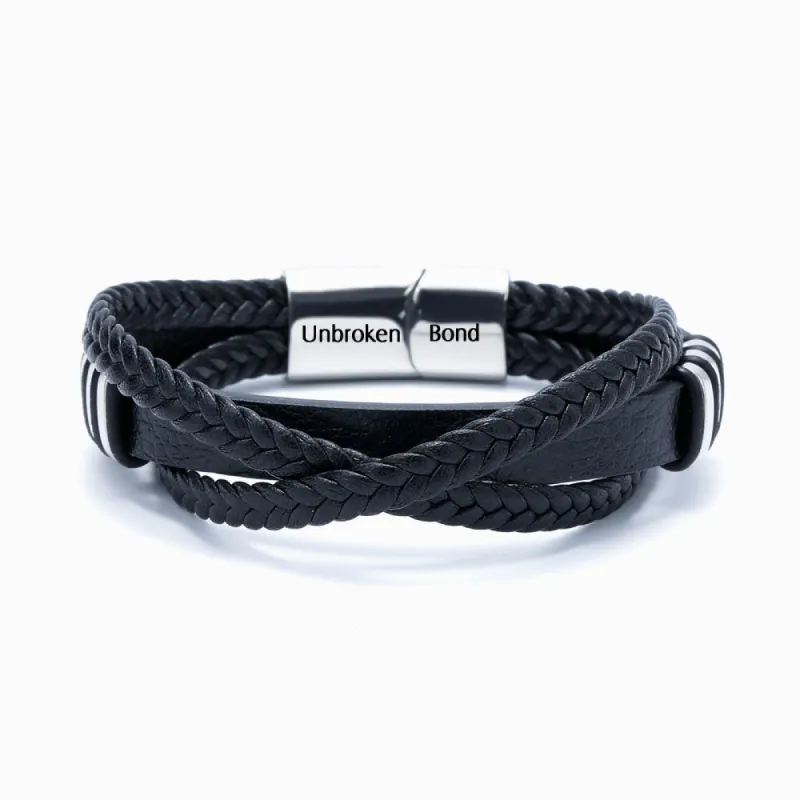 To My Grandson "A BOND THAT CAN'T BE BROKEN" Bond Bracelet sold by SARAH'S WHISPER