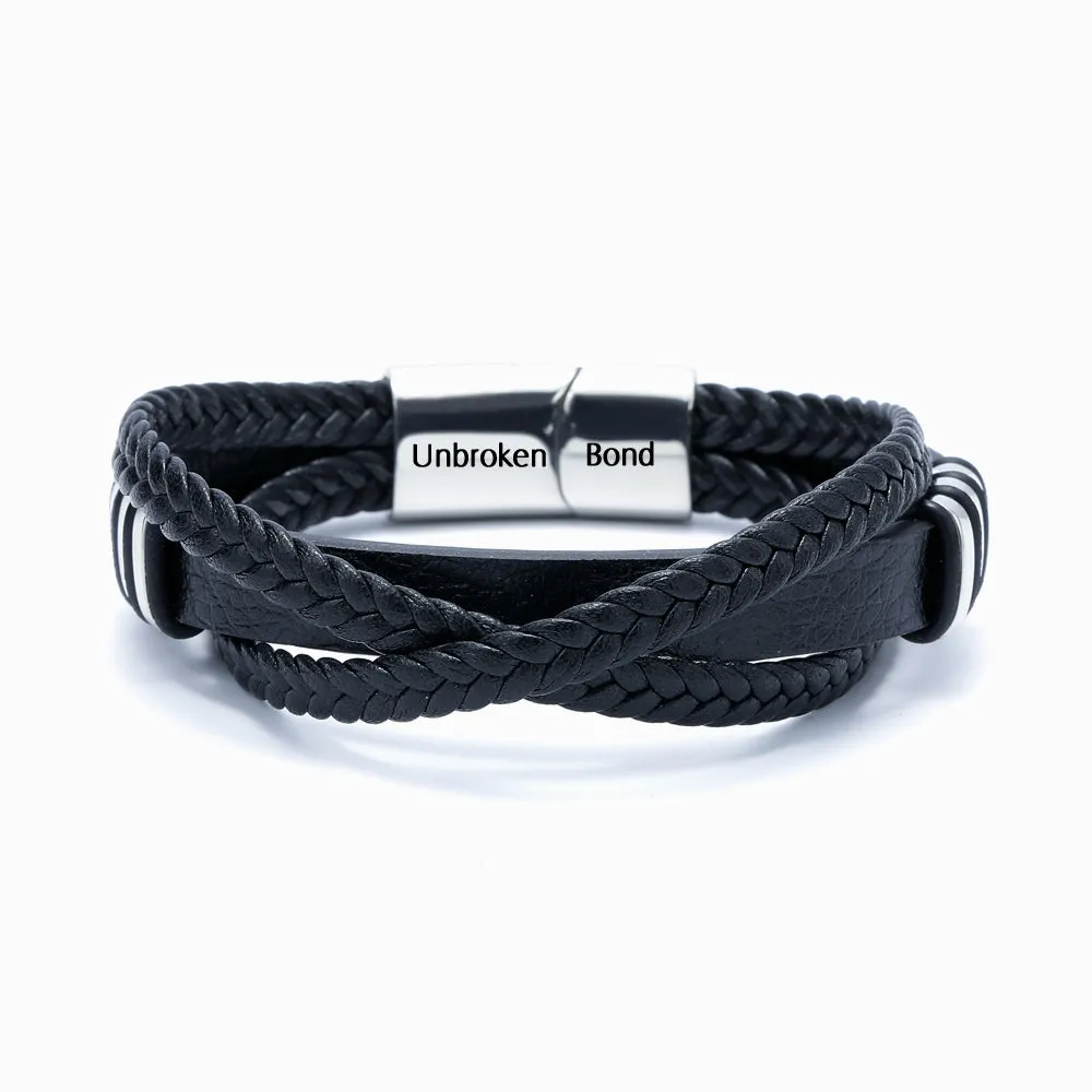 To My Grandson "A BOND THAT CAN'T BE BROKEN" Bond Bracelet sold by SARAH'S WHISPER