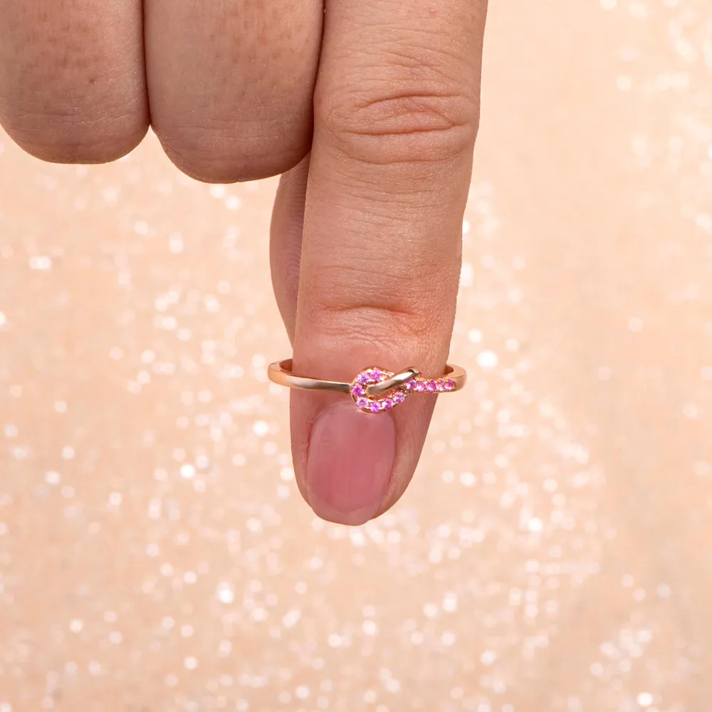 To My Granddaughter "A link that can never be undone" Knot Ring sold by SARAH'S WHISPER product image thumbnail 4