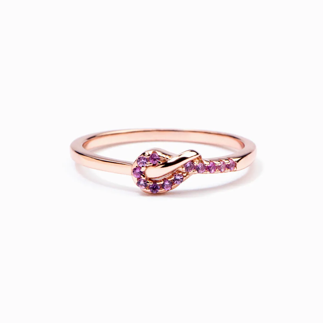 To My Granddaughter "A link that can never be undone" Knot Ring sold by SARAH'S WHISPER