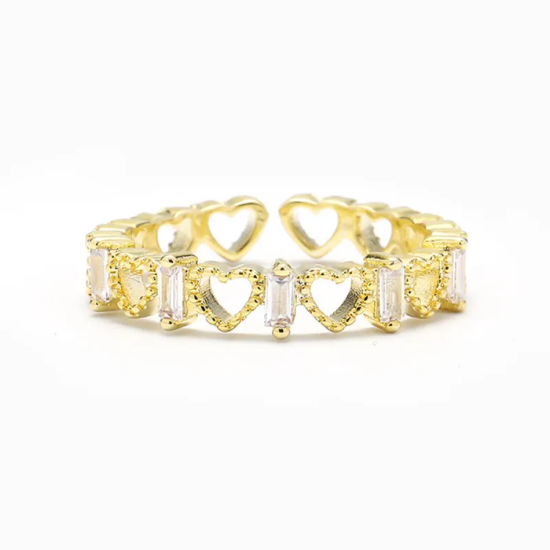 To My Granddaughter "Thank you" Heart Ring sold by SARAH'S WHISPER