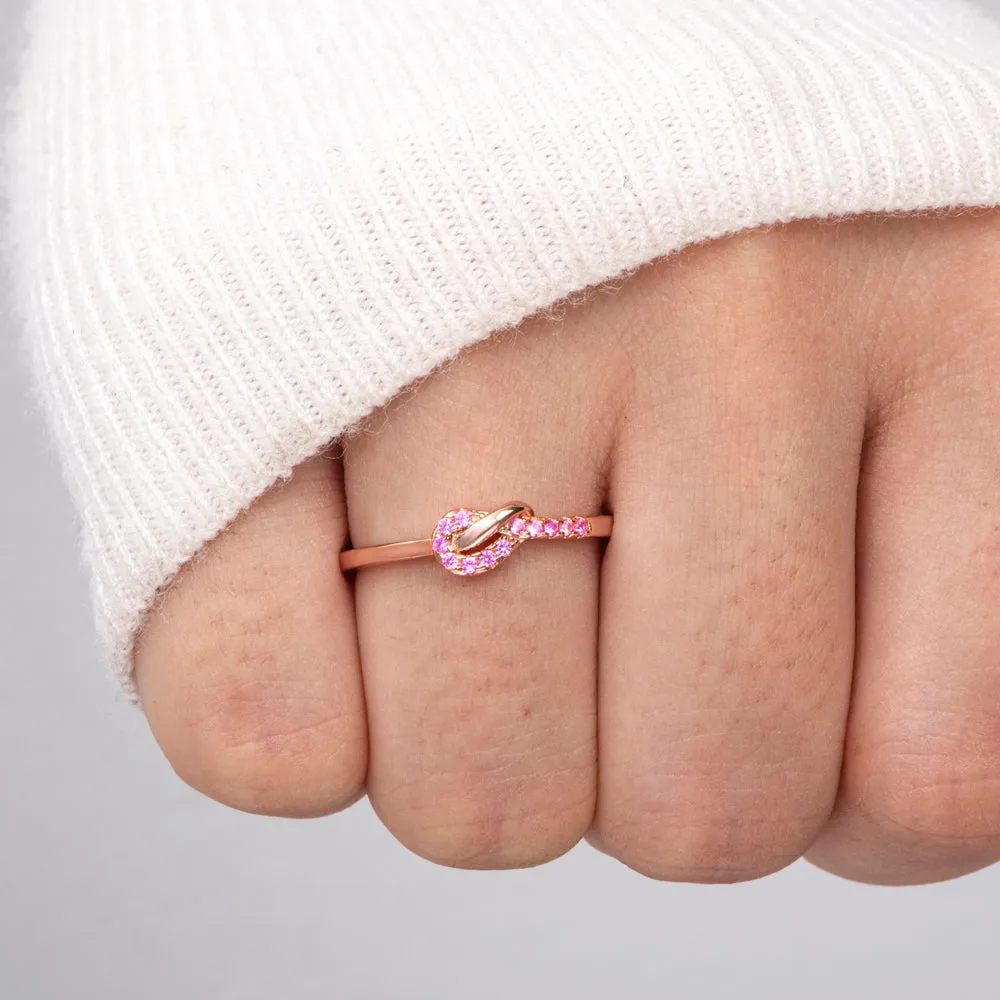 To My Granddaughter "A link that can never be undone" Knot Ring sold by SARAH'S WHISPER product image thumbnail 3