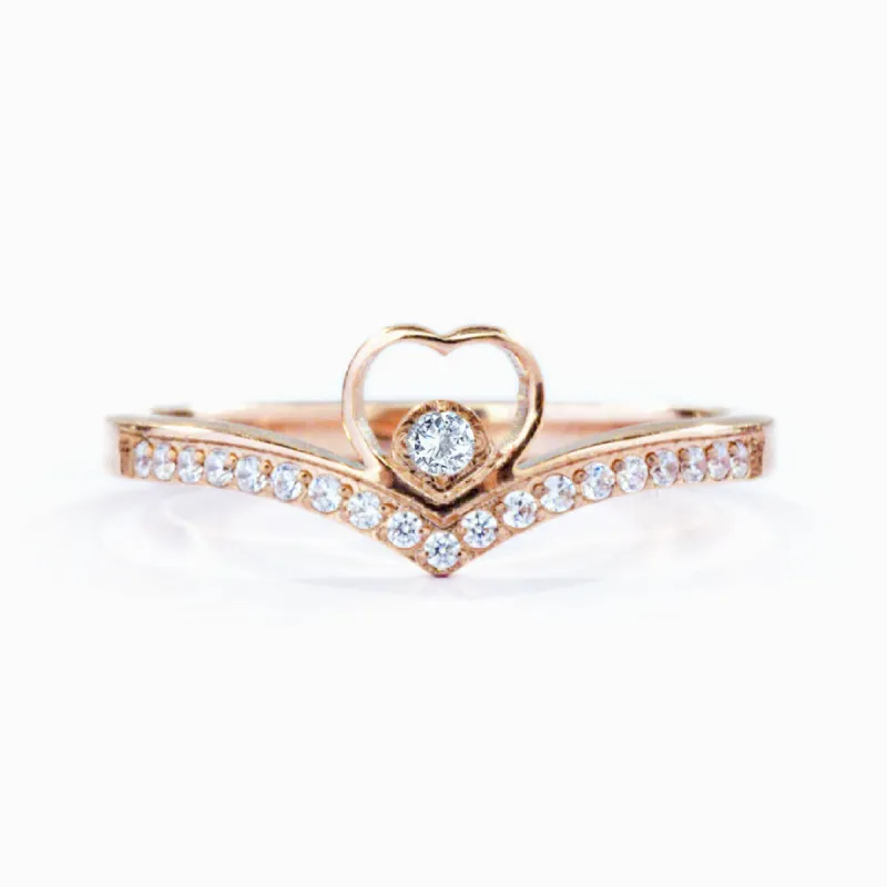 To My Daughter "I will always have you in my heart" Ring made by SARAH'S WHISPER