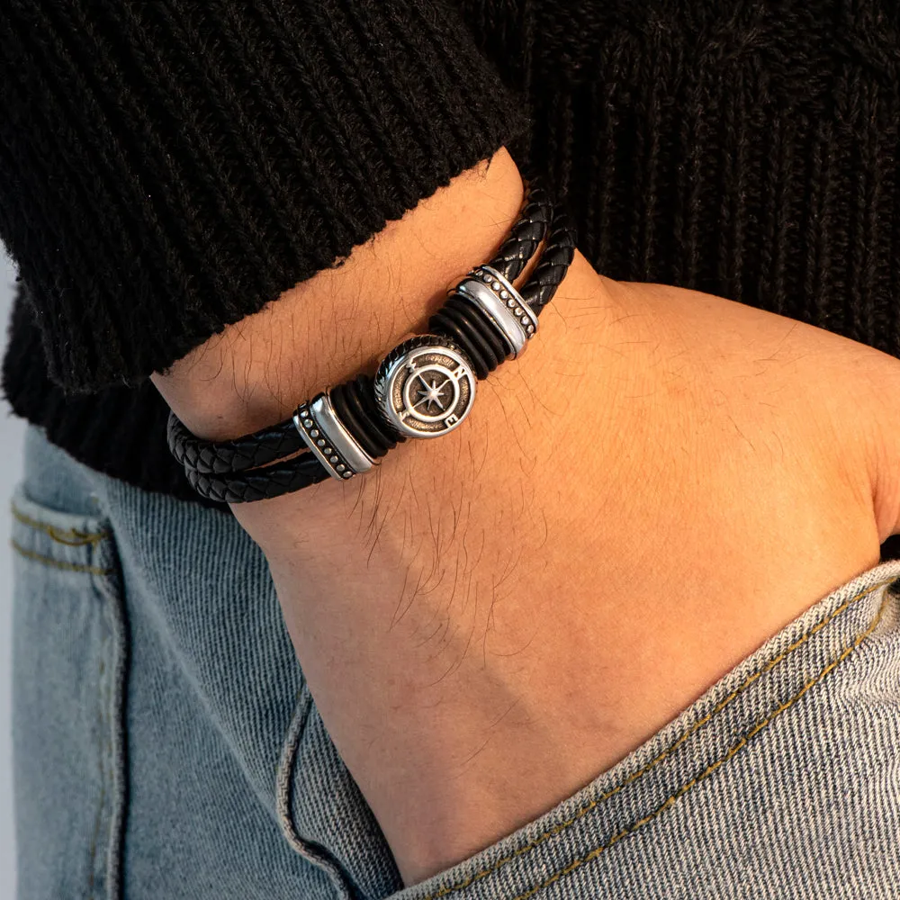 To My Son "Believe in yourself" Compass Bracelet sold by SARAH'S WHISPER product image thumbnail 3