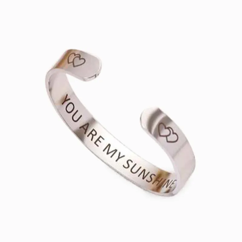 YOU ARE MY SUNSHINE BANGLE sold by SARAH'S WHISPER