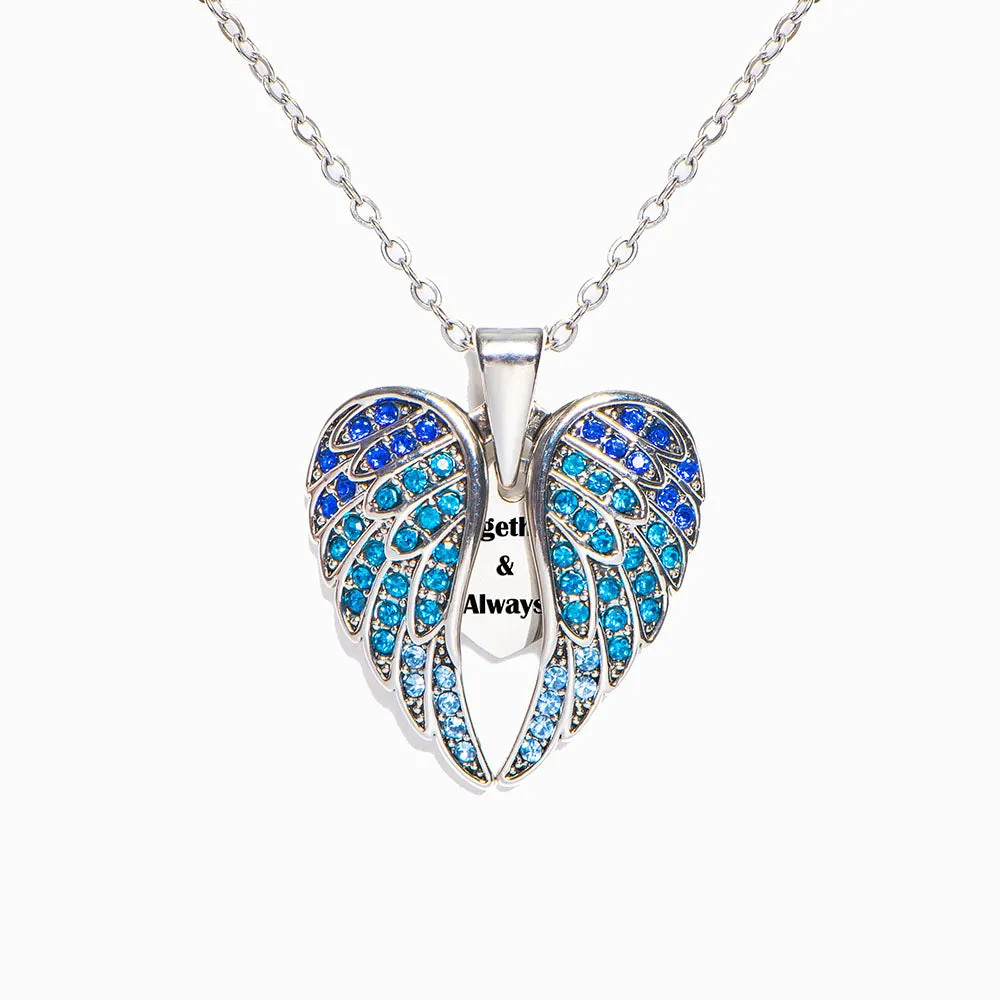 To My Granddaughter "Lover Forever" Wings Necklace sold by SARAH'S WHISPER