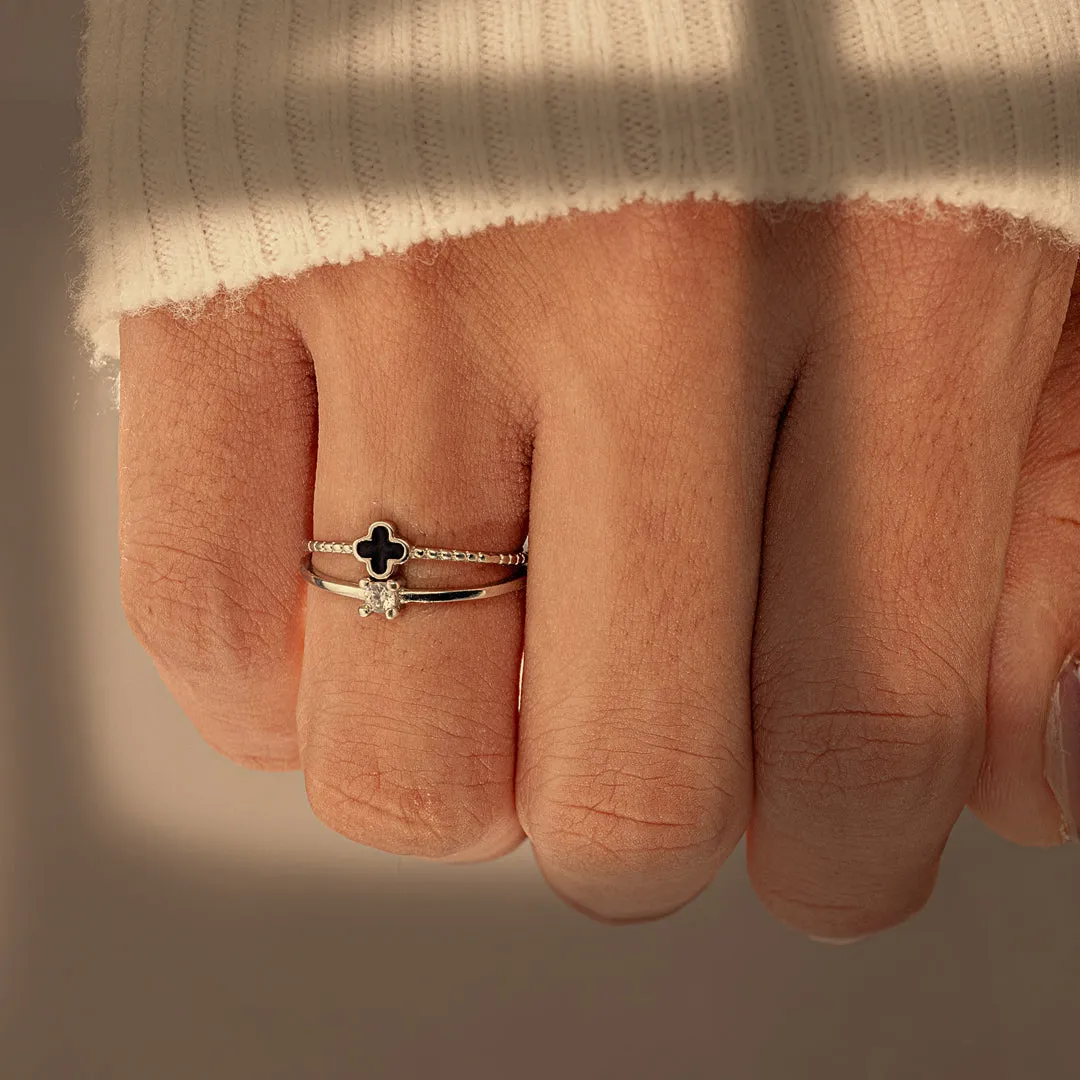 To My Daughter "Put prayers first above every other thing" S925 Sterling Silver Adjustable Ring sold by SARAH'S WHISPER product image thumbnail 3