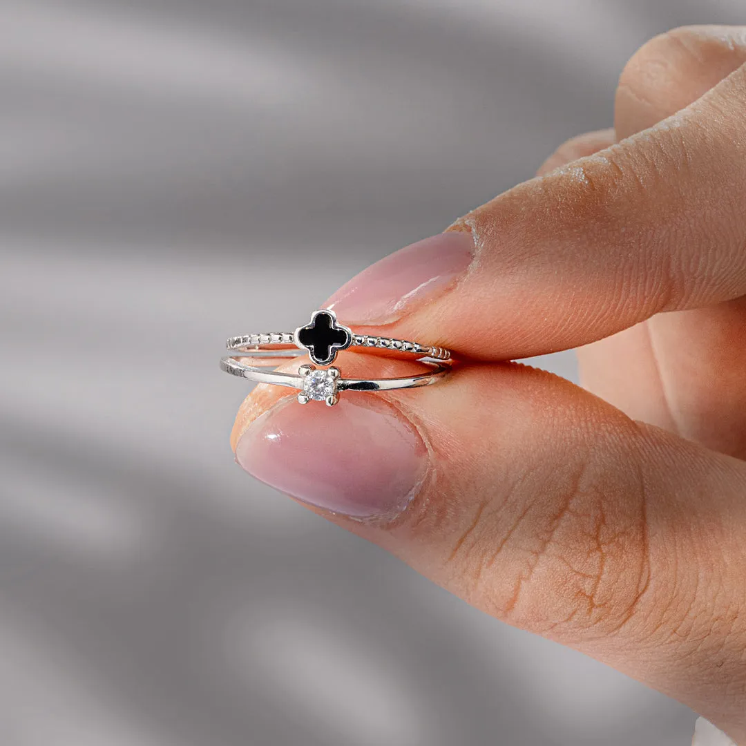 To My Daughter "Put prayers first above every other thing" S925 Sterling Silver Adjustable Ring sold by SARAH'S WHISPER product image thumbnail 4