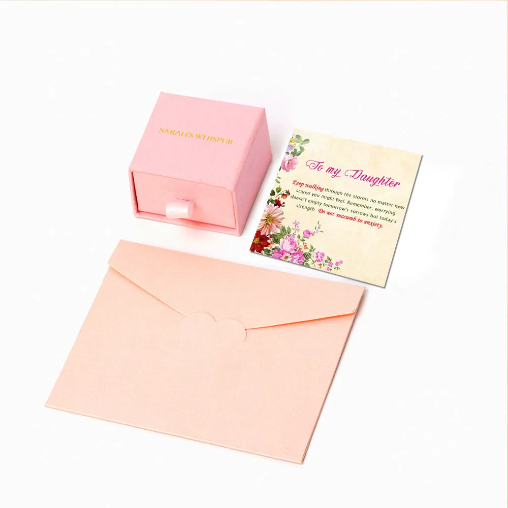 To My Daughter "Keep walking" Anxiety Ring sold by SARAH'S WHISPER product image thumbnail 5