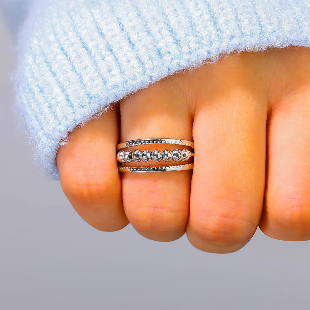 To My Daughter "Keep walking" Anxiety Ring sold by SARAH'S WHISPER product image thumbnail 3