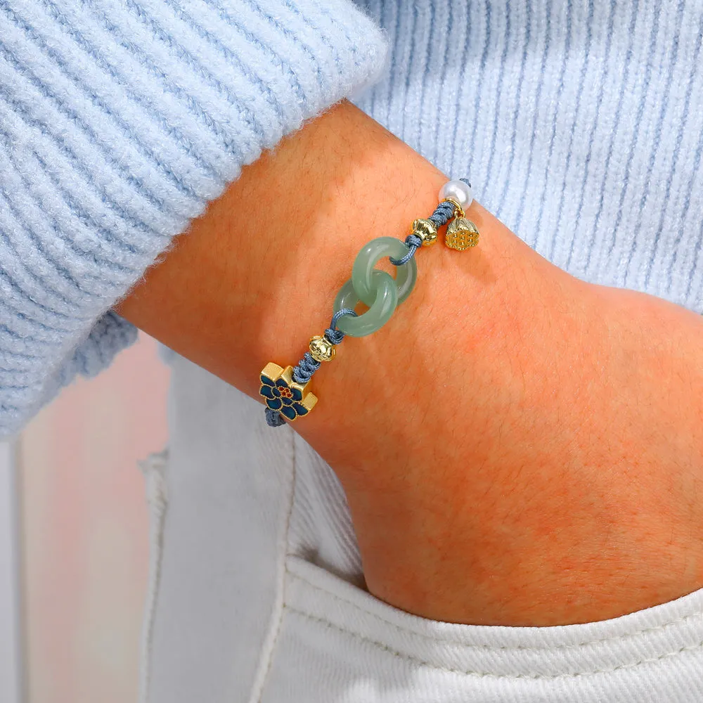 To My Dearest Daughter "NO MUD, NO LOTUS" Bracelet sold by SARAH'S WHISPER product image thumbnail 3