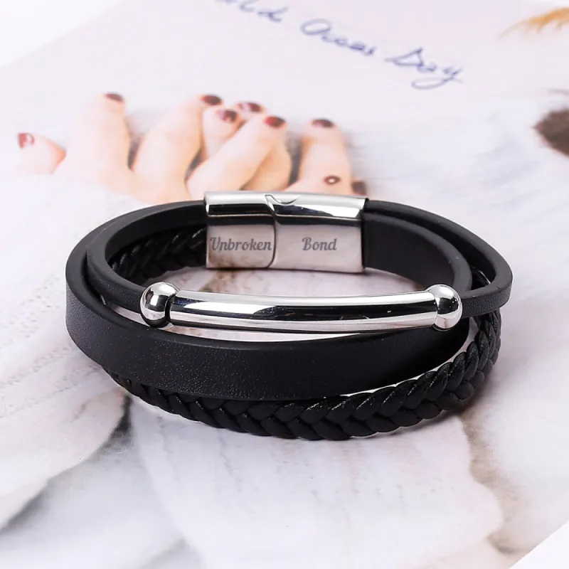 To My Son "The Bond between Mother and Son lasts a lifetime." Bond Bracelet sold by SARAH'S WHISPER