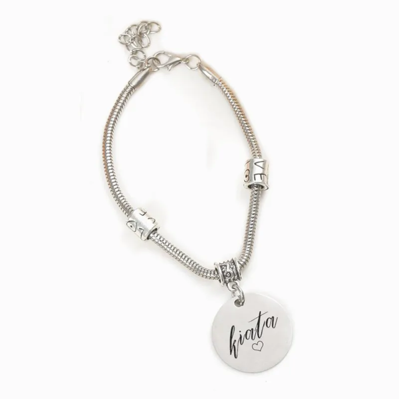 [CUSTOM NAME] To My Bonus Daughter "BONUS DAUGHTER, I MAY NOT HAVE GIVEN YOU THE GIFT OF LIFE. BUT LIFE GAVE ME THE GIFT OF YOU" Bracelet made by SARAH'S WHISPER