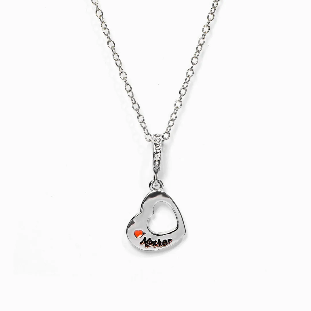 To My Daughter "You might have outgrown my lap, but you will never outgrow my heart" Heart Necklace sold by SARAH'S WHISPER