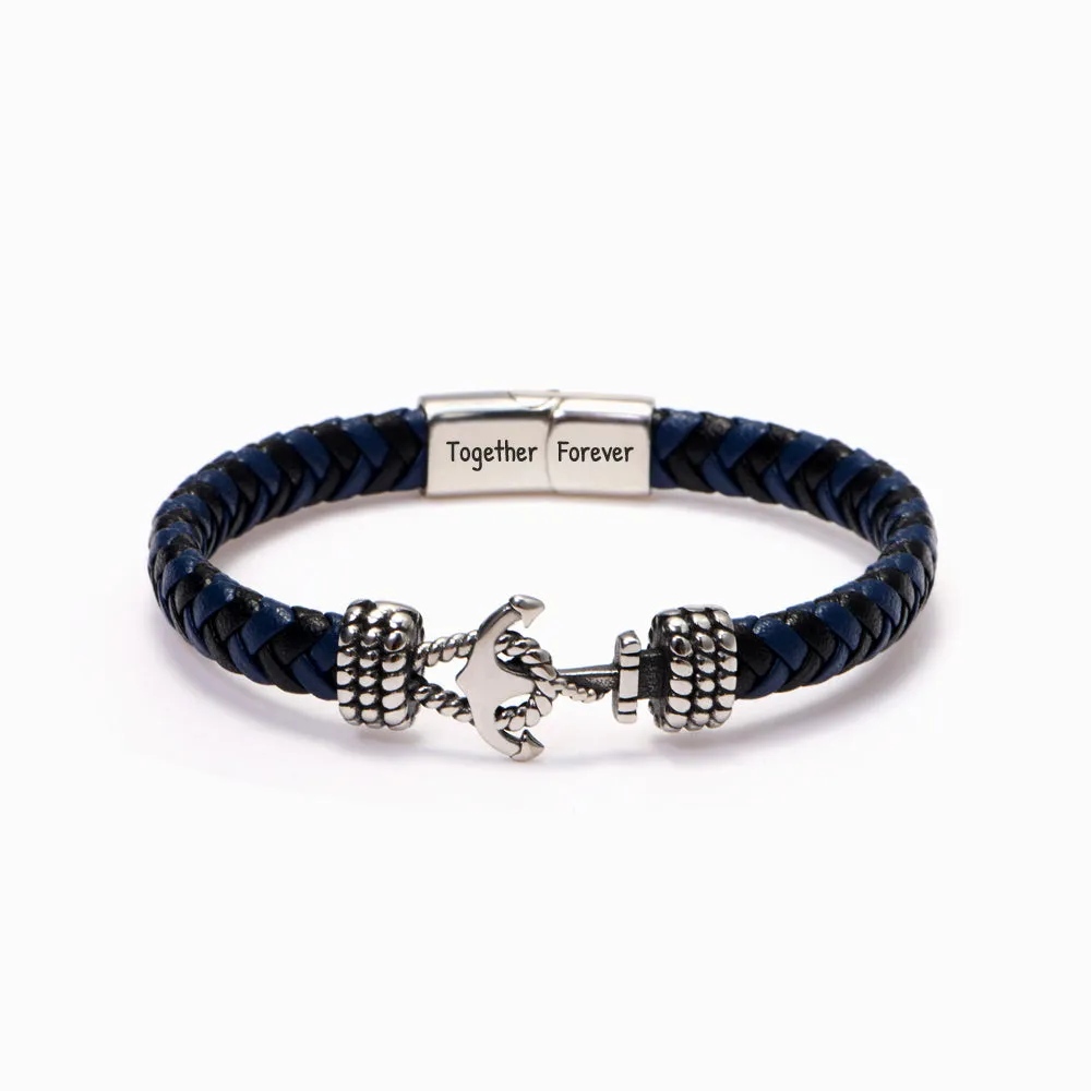 To My Son "You are my anchor" Anchor Bracelet sold by SARAH'S WHISPER