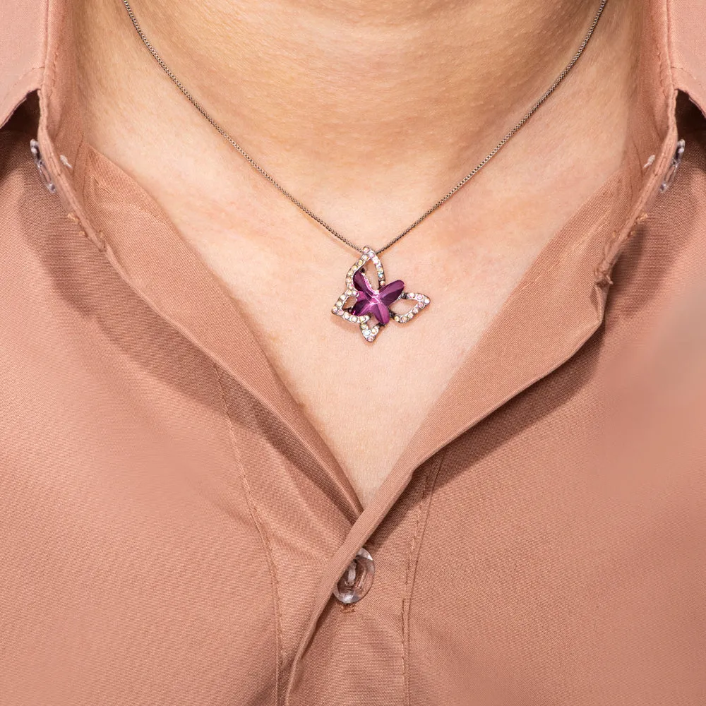 To My Granddaughter "Always in my heart" Butterfly Nacklace sold by SARAH'S WHISPER product image thumbnail 3