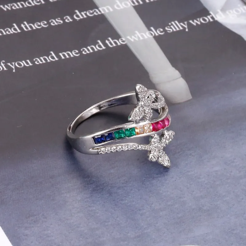 To My Daughter "Keep Looking Up." Butterfly Ring sold by SARAH'S WHISPER