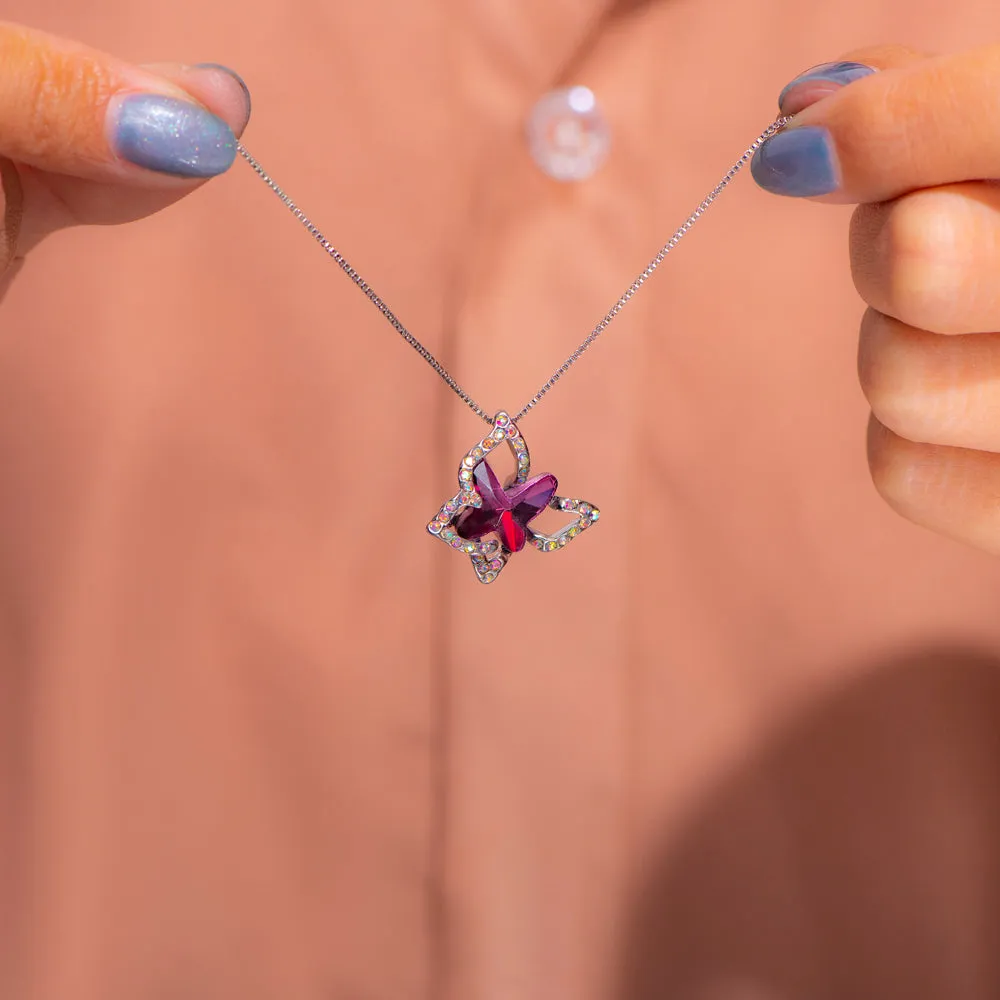 To My Granddaughter "Always in my heart" Butterfly Nacklace sold by SARAH'S WHISPER product image thumbnail 4