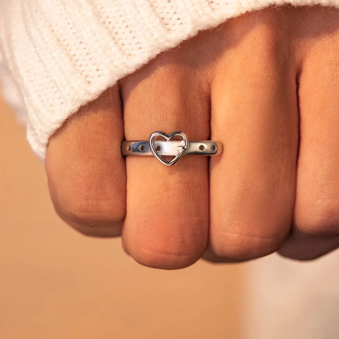 To My Daughter "Hold on to your dreams" Heart Ring sold by SARAH'S WHISPER product image thumbnail 3