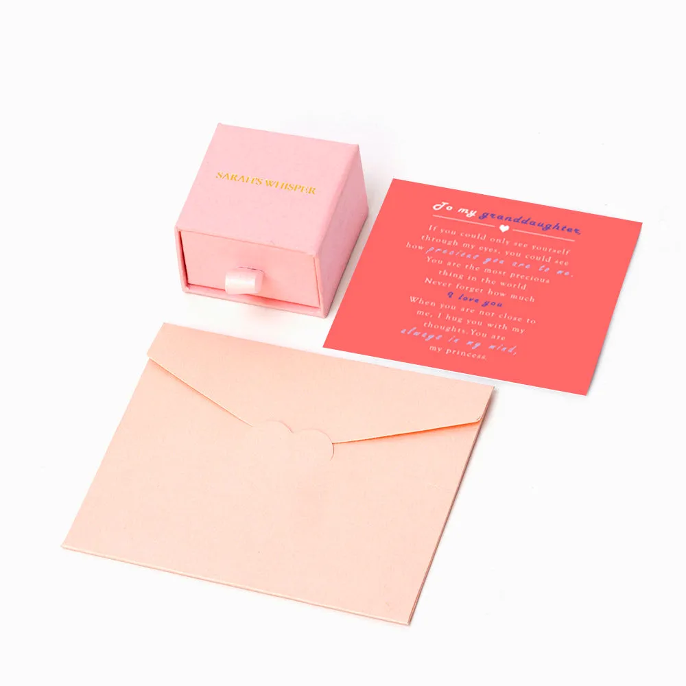 To My Granddaughter "You are precious" Heart Ring sold by SARAH'S WHISPER product image thumbnail 5