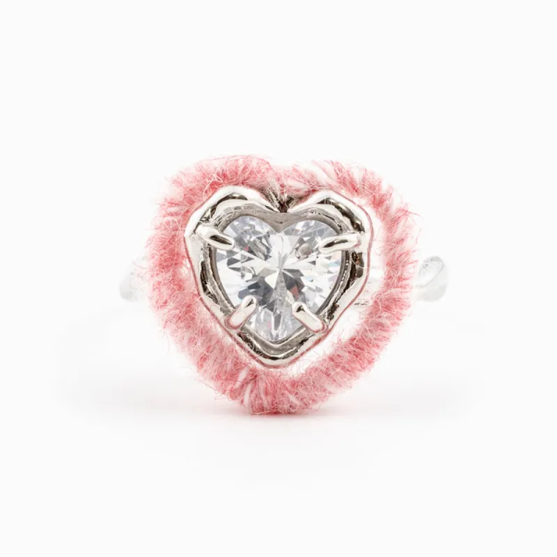 To My Daughter "I wonder how my life would be without you." Heart Ring sold by SARAH'S WHISPER
