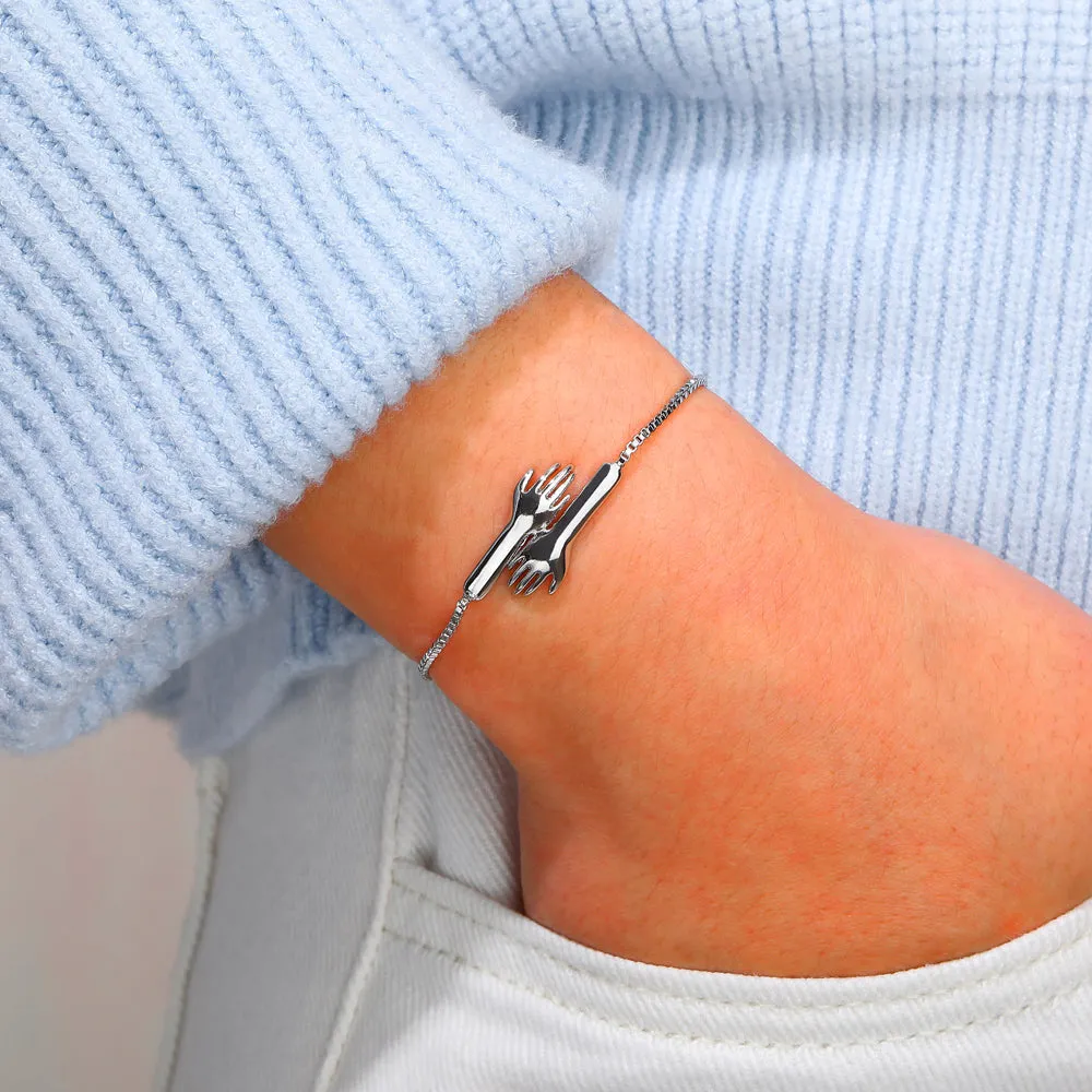 To My Granddaughter "Hug you with my prayers" Hug Bracelet sold by SARAH'S WHISPER product image thumbnail 3