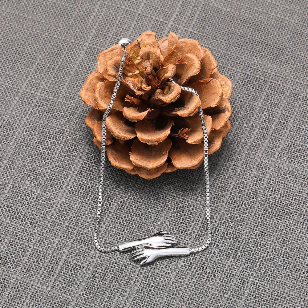 To My Granddaughter "Hug you with my prayers" Hug Bracelet sold by SARAH'S WHISPER product image thumbnail 4