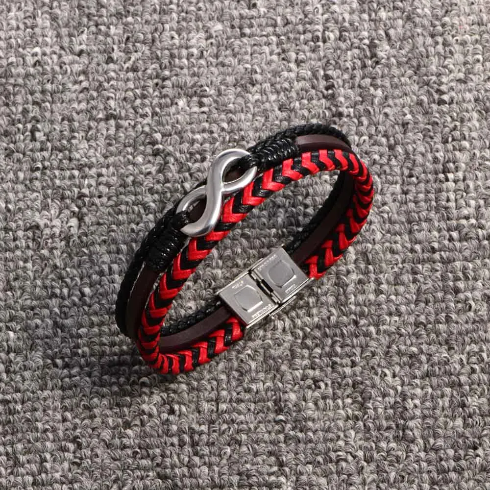 To My Grandson "Love Forever" Infinite Bracelet sold by SARAH'S WHISPER product image thumbnail 4