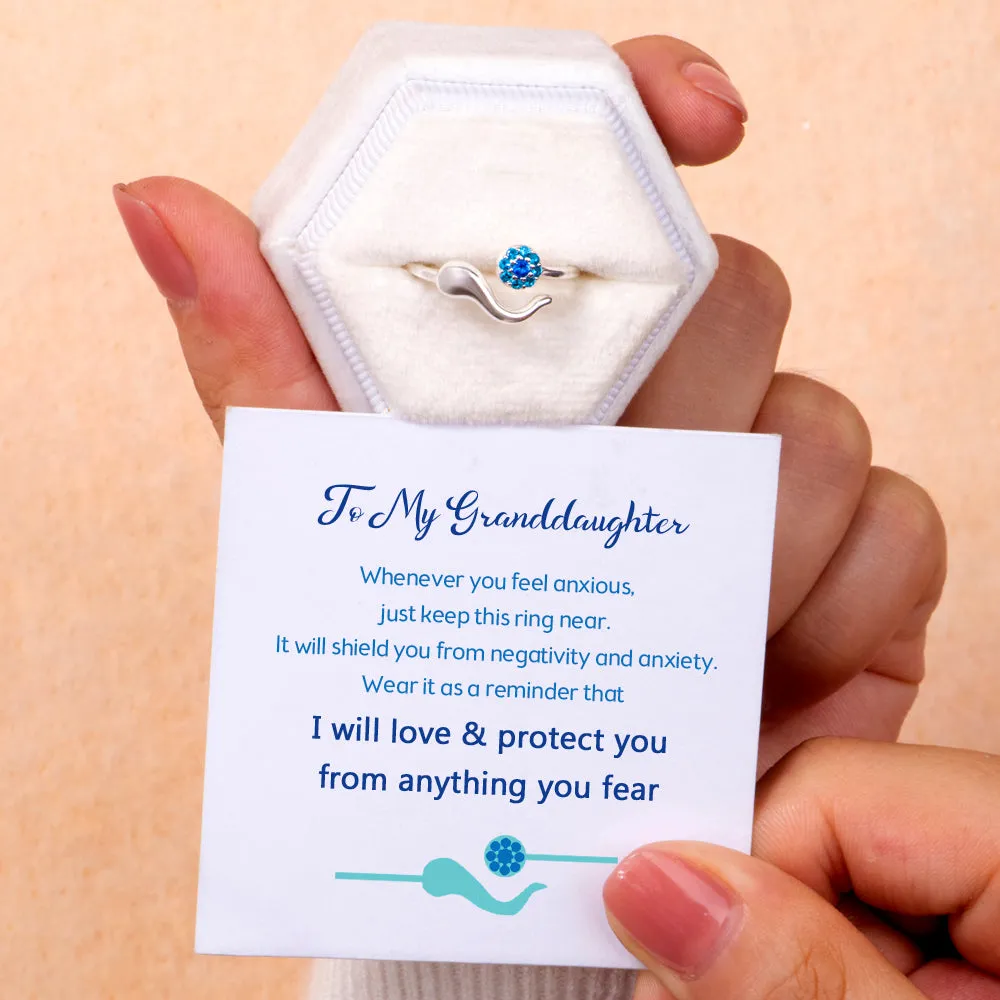 To My Granddaughter "Protect you from anything you fear" Evil Eye Ring sold by SARAH'S WHISPER product image thumbnail 2