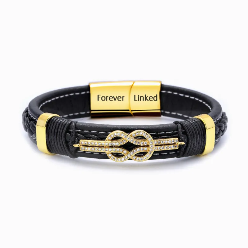 To My Grandson "Forever Linked Together" Knot Bracelet sold by SARAH'S WHISPER