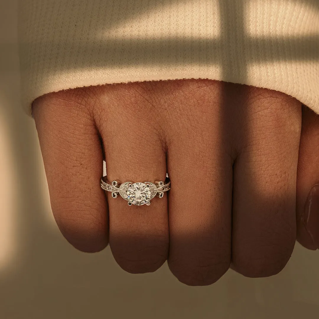 "Rings are made under the pressures of the mountains, and, though weak, feathers are made to fly." Ring sold by SARAH'S WHISPER product image thumbnail 3