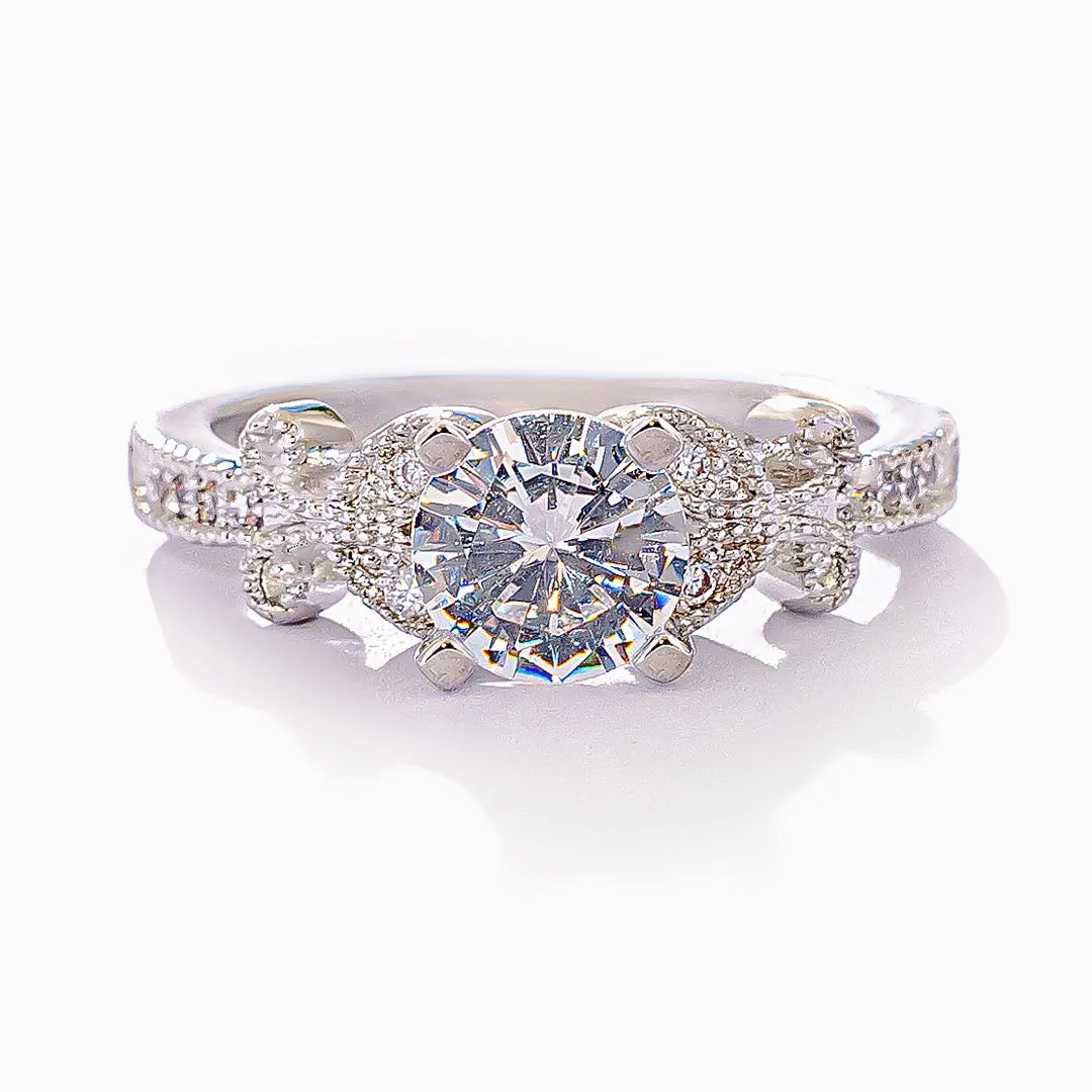 "Rings are made under the pressures of the mountains, and, though weak, feathers are made to fly." Ring sold by SARAH'S WHISPER