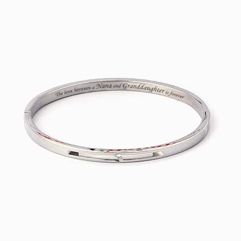 To My GRANDDAUGHTER "The love between a Nana and Granddaughter is forever" Bracelet sold by SARAH'S WHISPER