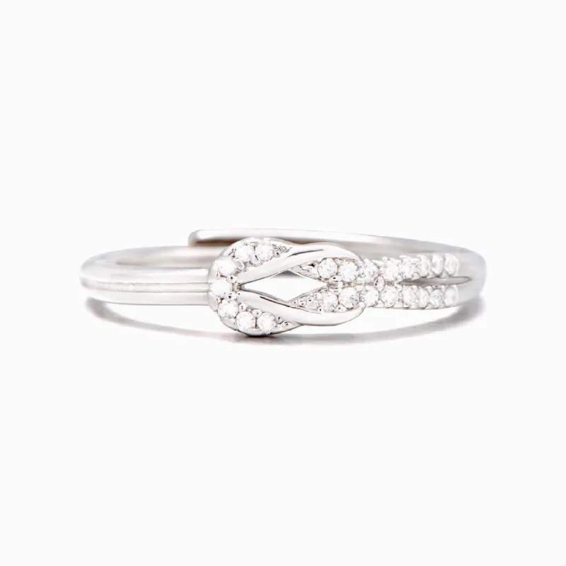 "The love between a Mother and Daughter is forever" Knot Ring sold by SARAH'S WHISPER