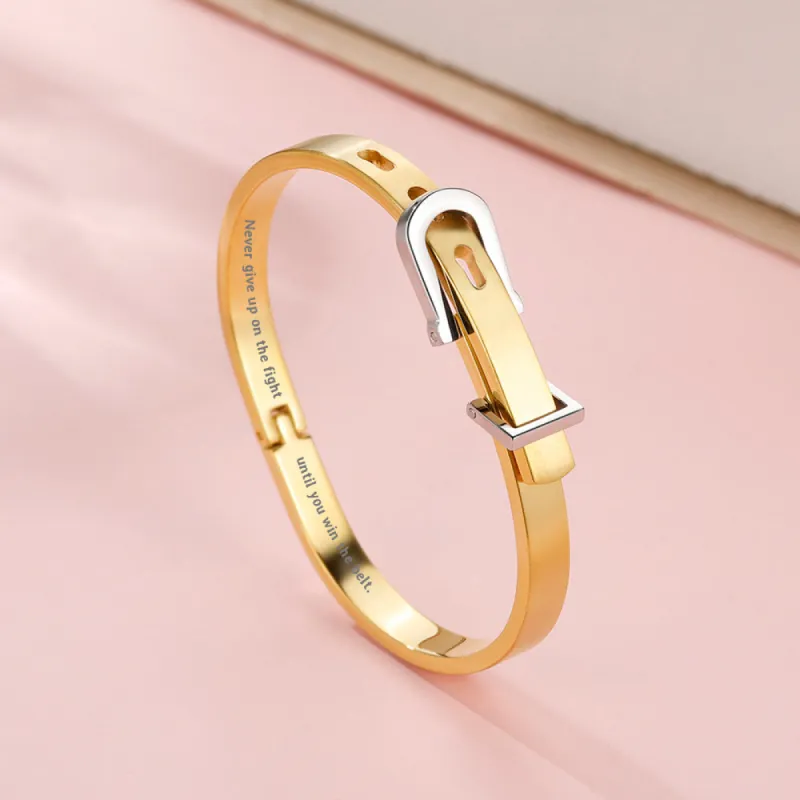 To My Granddaughter "Never give up" Belt Bracelet sold by SARAH'S WHISPER